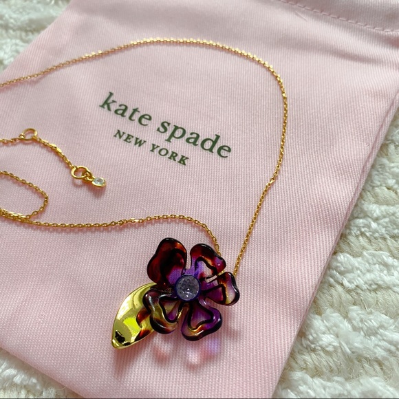 NWT Kate Spade Petal Pushers flower necklace - Picture 13 of 14